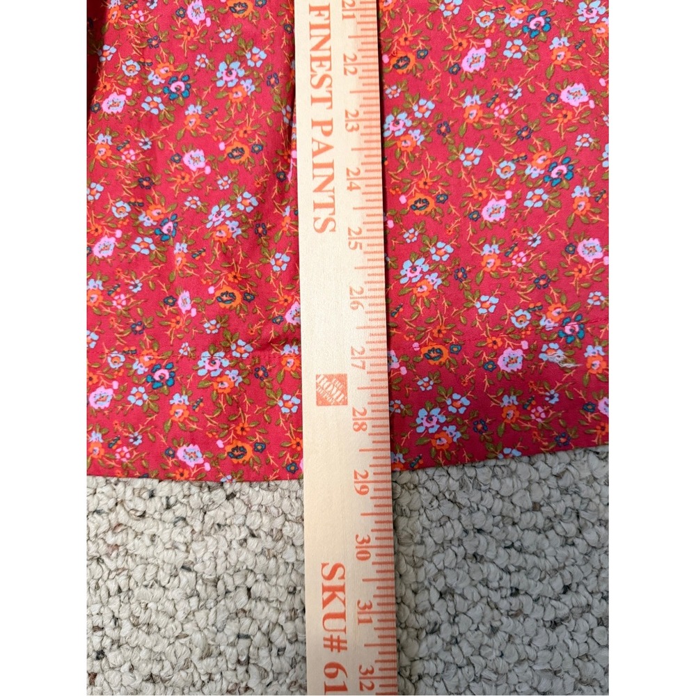 NWT Free People Petunia Mini Overall Dress Pink Poppy Combo Floral Smocked XS - Picture 6 of 15